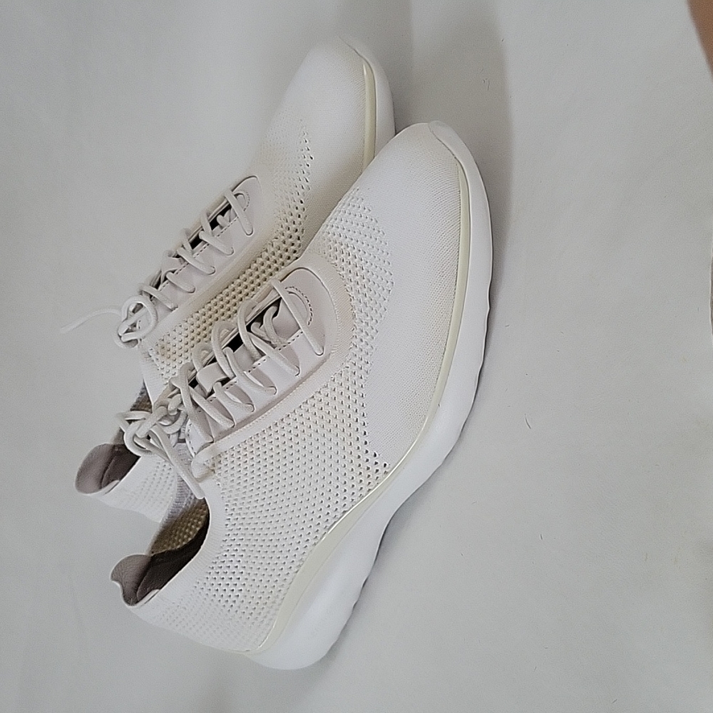 NEW Cole Haan White 3.Zerogrand Stitchlite Oxford Sneakers Size 9.5 - Picture 12 of 12
